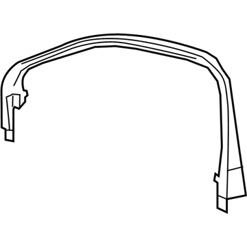 GM 84588750 Upper Trim, Front Driver Side