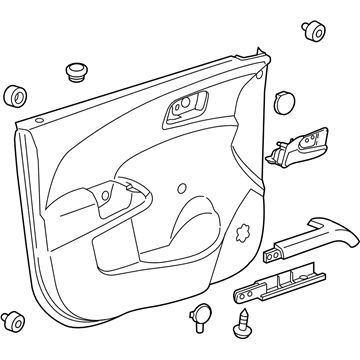 GM 42356778 Door Trim Panel, Front Driver Side