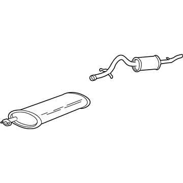 Pontiac Trans Sport Muffler - 10290317