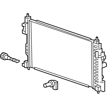 Chevy Malibu Radiator - 20979496