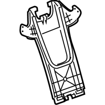 GM 23424971 Seat Back Panel, Front