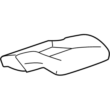 GM 23128319 Seat Cover, Black, Passenger Side