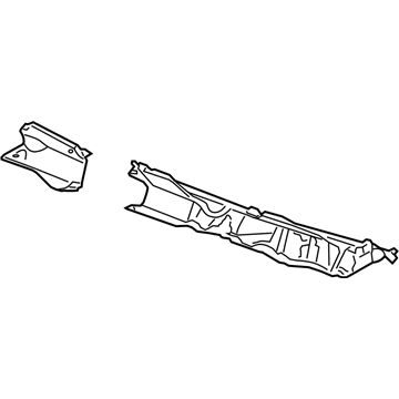GM 20813090 Cowl Grille, Driver Side