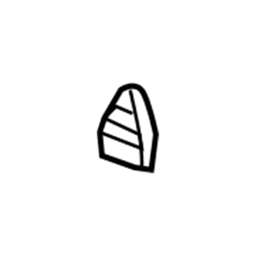 GM 20902809 Tail Lamp Panel Baffle, Rear Passenger Side