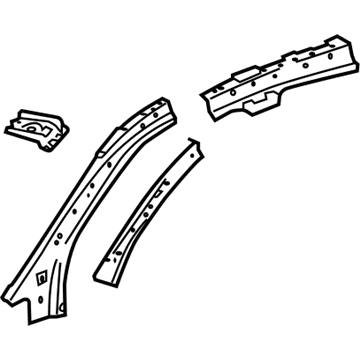 GM 20917373 Inner Windshield Pillar, Passenger Side
