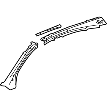 GM 22889491 Windshield Pillar Reinforcement, Driver Side
