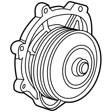 Chevy Silverado 1500 Water Pump - 40009321