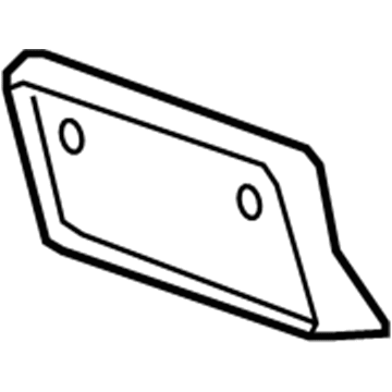 GM 15851090 License Bracket