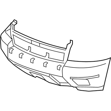 Chevy Avalanche Bumper - 15946214