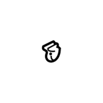 GM 3548869 Upper Pad Nut, Passenger Side