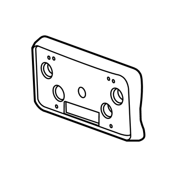 GMC 84428906 License Bracket