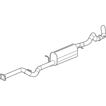 2005 Chevy Silverado 2500 HD Muffler - 15262867