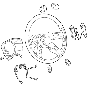 Chevy Trailblazer Steering Wheel - 10364498
