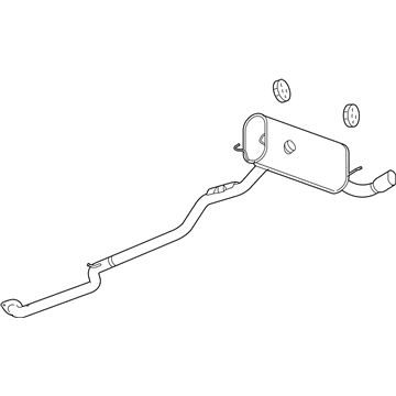 Saturn Muffler - 20787539
