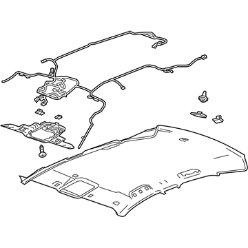 GM 84320753 Headliner, Black