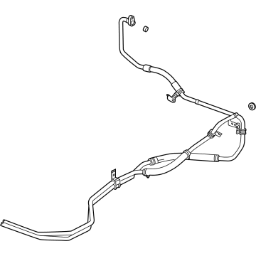 GMC Sierra 3500 HD Automatic Transmission Oil Cooler Line - 87855564