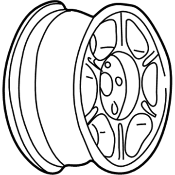 1996 Oldsmobile Bravada Spare Wheel - 9592575