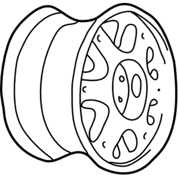 1996 GMC Sonoma Spare Wheel - 12361577