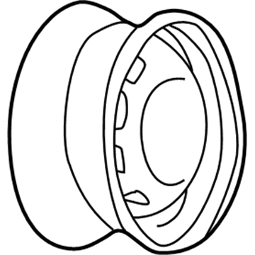1998 GMC Jimmy Spare Wheel - 9592439