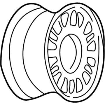 1998 GMC Jimmy Spare Wheel - 9591908