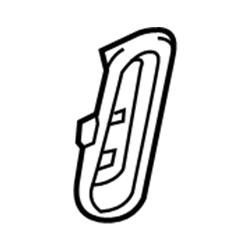 GM 39079185 Housing, Black, Rear Driver Side