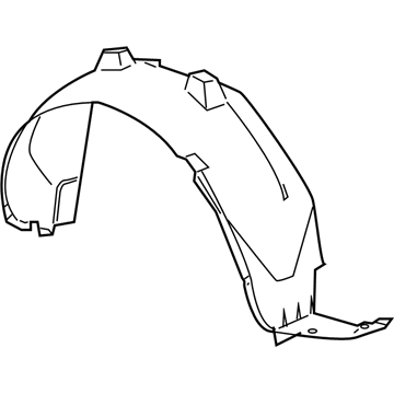 Saturn 22890052 Fender Liner