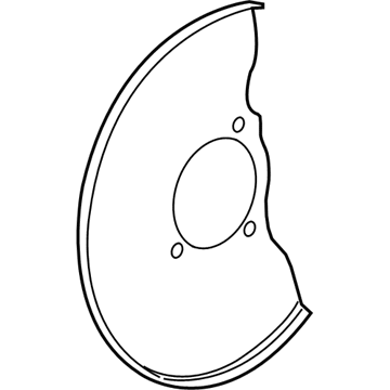 GMC Brake Backing Plate - 84460065