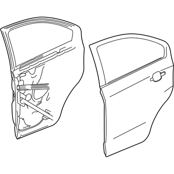 GM 95330586 Door Shell