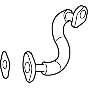 Pontiac EGR Tube - 12586606
