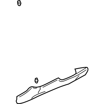 Cadillac 12482723 Knee Bolster