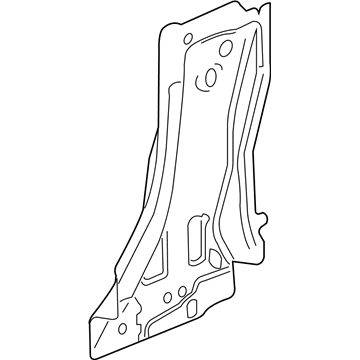 GM 84070309 Inner Lock Pillar, Center Driver Side