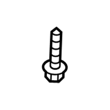 Cadillac 11547755 Bumper Cover Bolt