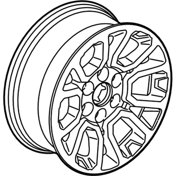 GM 20937770 Wheel, Alloy, Rear