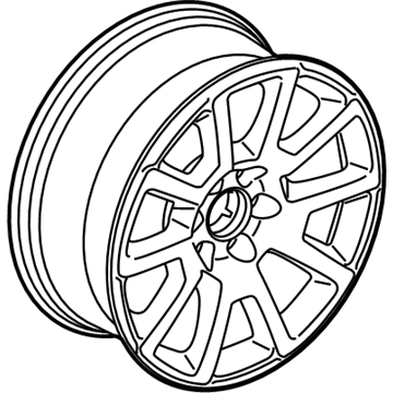 GM 20937766 Wheel, Alloy, Rear