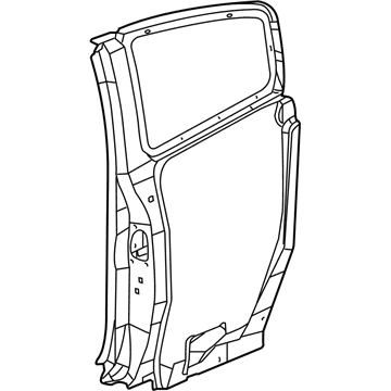 GM 22726030 Door Frame Assembly, Rear Driver Side