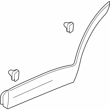Chevy Trax Door Moldings - 42861626