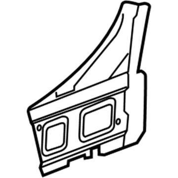 GM 23348266 Lower Pillar Reinforcement, Rear Inner Driver Side