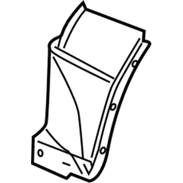 GM 25695500 Extension, Front Passenger Side