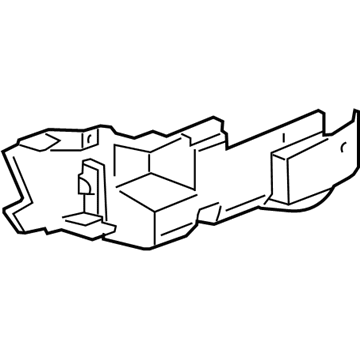 GM 15882053 Fender Liner, Front Passenger Side