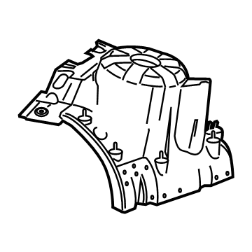 GM 84713678 Support Bracket, Front Driver Side
