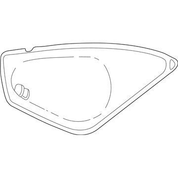 Pontiac 10308474 Quarter Glass
