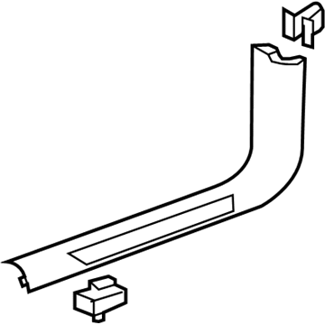 GM 22816691 Front Sill Plate, Driver Side