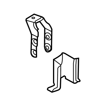 GM 84524020 Outer Rail Bracket, Upper Driver Side