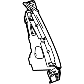 GM 23147279 Radio Trim, Driver Side