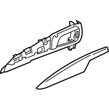 GM 20886800 Applique Panel, Passenger Side