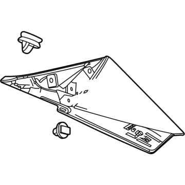 GM 42814477 Applique, Rear Driver Side