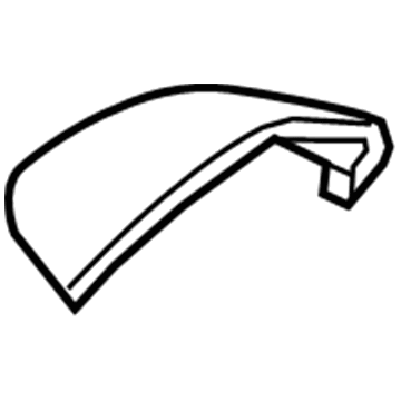 GM 20927962 Cluster Visor, Titanium