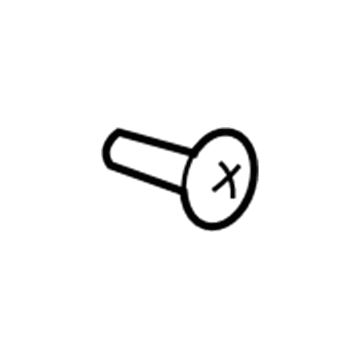 Cadillac 11609539 Side Molding Screw