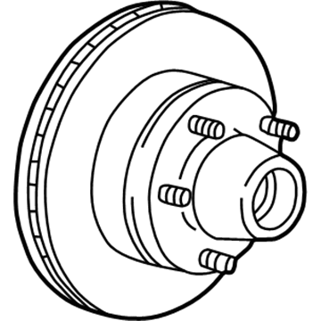 Pontiac Brake Disc - 19174911