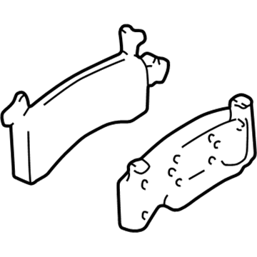 1993 Chevy Astro Brake Pad - 19242608